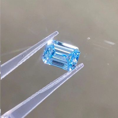 ZKZ Elmaslar 10 Mohs Mavi Zümrüt Laboratuvar kesimi Büyümüş CVD Elmas 1-1.6ct