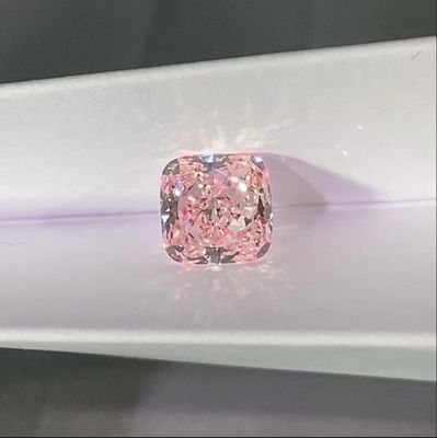 3ct Gevşek Sentetik Yastık Kesim Pırlanta NGTC Sertifikalı Fancy Light