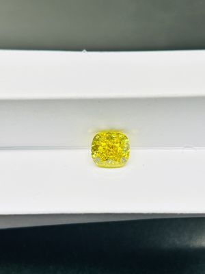 2CTS Gevşek Yastık Lab Oluşturuldu Sarı Elmas IGI Sertifikalı