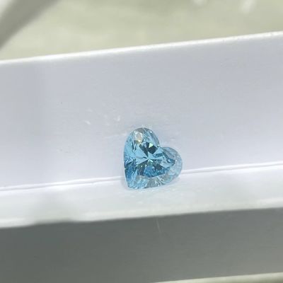 1.52 Karat Kalp Kesim Mavi Gevşek Laboratuarda Yetiştirilen Elmaslar IGI Sertifikalı