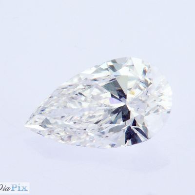 1.1ct Pear Shape IGI Sertifikalı Laboratuvar Üretimi Tedavi Edilmemiş CVD Beyaz Elmas D VS1