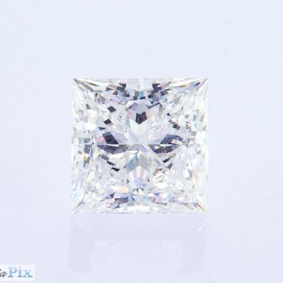 3.3ct Prenses Cut Laboratuvarı Beyaz Elmaslar IGI Mücevher Yapımı Sertifikalı
