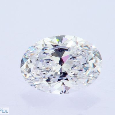 3.2ct Hiç Bowtie Buz Kesme Oval Parlak IGI Sertifikalı Laboratuvar Yaratılmış Sentetik Beyaz CVD Elmas