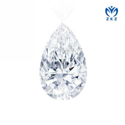 Pear Cut Colorless Laboratuvarda yetiştirilen tedavi edilmemiş CVD Beyaz Elmaslar 1-1.99ct IGI Sertifikalı