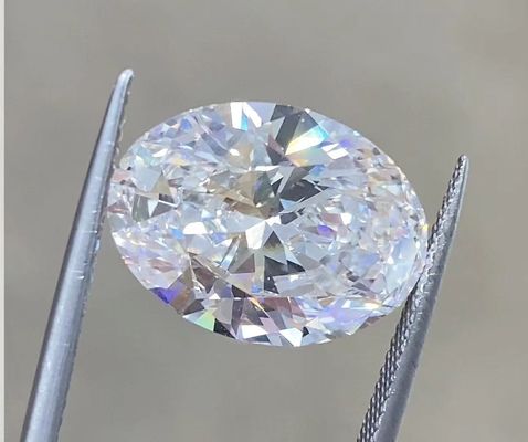 Oval Laboratuvar Yaratılmış Elmaslar 1CT CVD D VVS1 Elmas Dekorasyon için