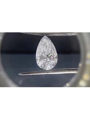 Pear Shape Laboratuvarı Yaratılmış Elmaslar Yetiştirilmiş CVD Elmaslar Sınavı Geçti